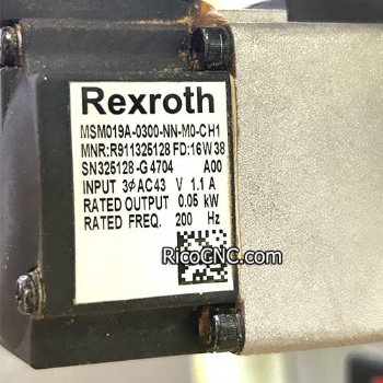 Rexroth Servo Motor MSM019A-0300-NN-M0-CH1 R911325128
