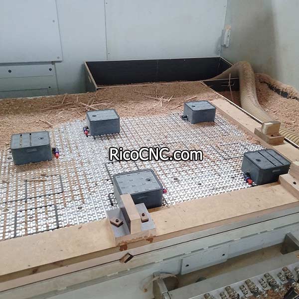Flat Grid Table Vacuum Cups for Woodworking Matrix Table CNC Routers