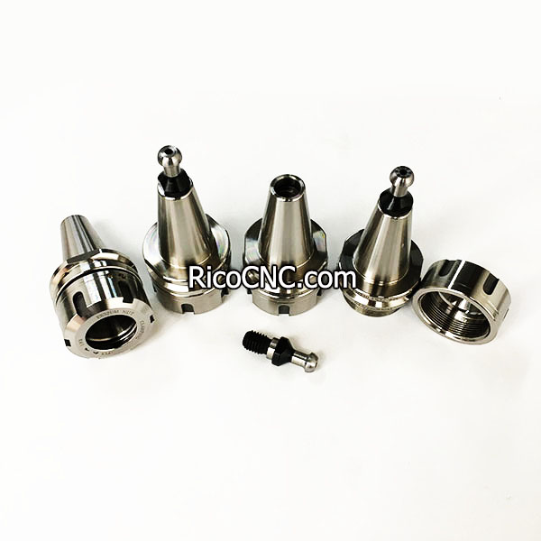 10pcs BT30 45 Degree Pull Stud Retention Knob CNC Milling Tool Holder 