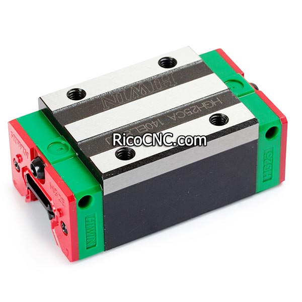 2pc HGH25CA Sliding Block Carriages Engraving HIWIN HGR25 Linear Guide Railway 
