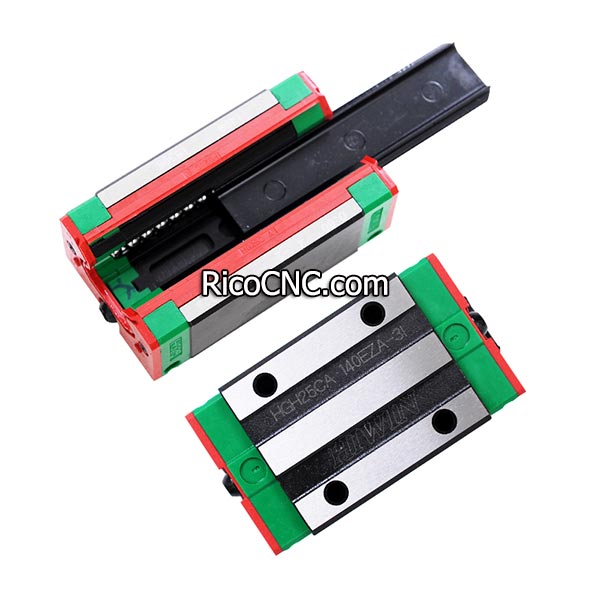 HGR25-700mm Linear Guideway Rail 4x HGH25CA Square type carriage bearing block 