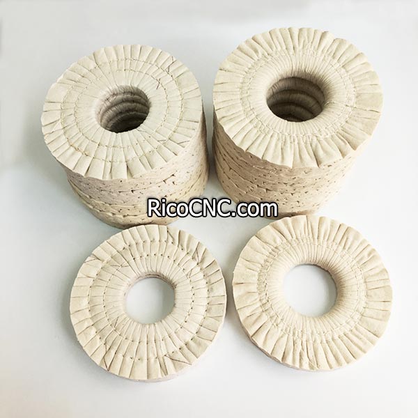 E3419E0001 D150x55x20MM Circles Fabric Polishing Buffing Wheel for Biesse AKRON Jade Edgebanders
