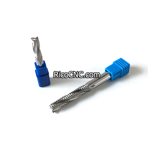 TEN .063" 1/16" Carbide Router Bits Spiral Chip Breaker Flutes  CNC urc145 