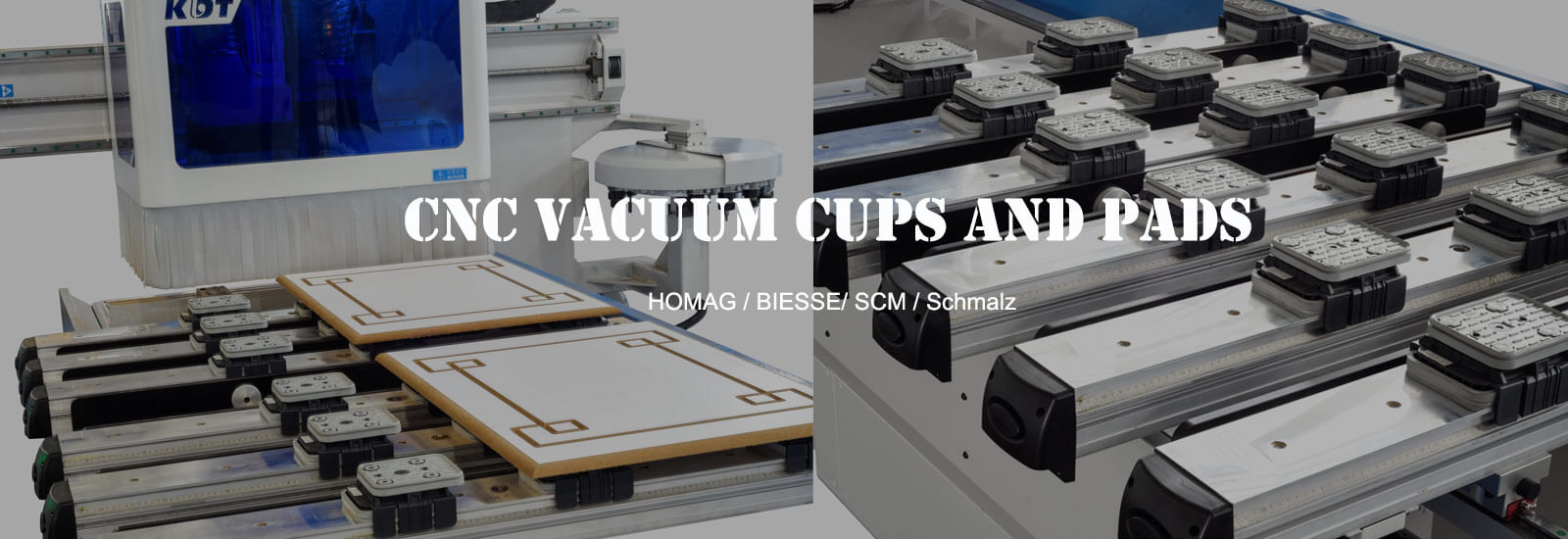 cnc vacuum cups and pads
