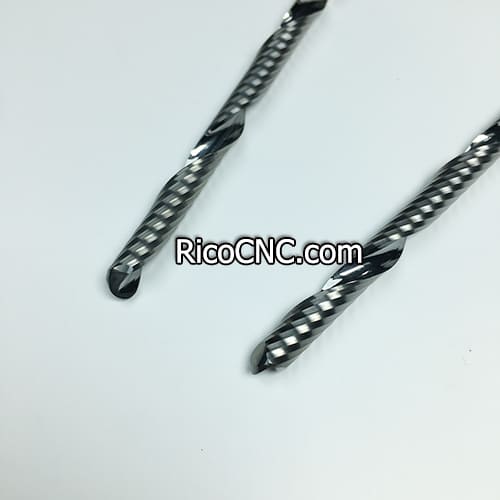 Ball Nose Double Flutes Upcut Spiral Router Bit For Sale