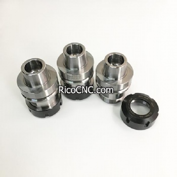 Portaherramientas de pinza HSK63F ER40 HSK 63F Taper para máquinas fresadoras CNC para madera