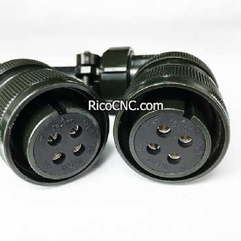 Conectores eléctricos Fanuc MIL Spec macho y hembra para servomotores