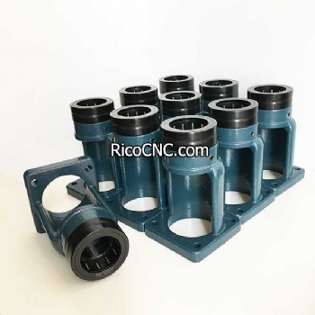 ISO30 HSK50 Tool Holder Clamping Stand Roller Bearing Tool Lock Seat