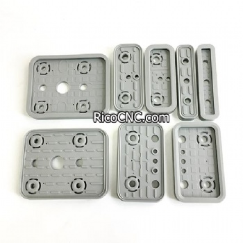 Placas de succión de goma superior de 130x30mm para recambios de ventosas CNC