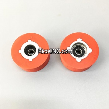 E1422E0033 Red Heat-resistant Wheels 60x8x24 Roller with 608 Bearing for Biesse Edgebander