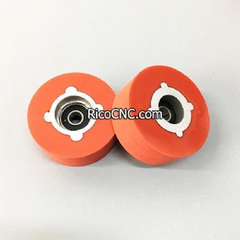 E1422E0033 Red Heat-resistant Wheels 60x8x24 Roller with 608 Bearing for Biesse Edgebander