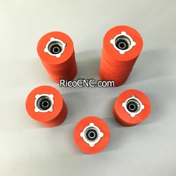 E1422E0033 Red Heat-resistant Wheels 60x8x24 Roller with 608 Bearing for Biesse Edgebander