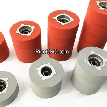 E1422E0033 Red Heat-resistant Wheels 60x8x24 Roller with 608 Bearing for Biesse Edgebander