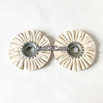 4-005-15-0187 Polishing Wheel 120х19х10mm Buffing Pad for Homag Brandt Edgebander with Hex Center