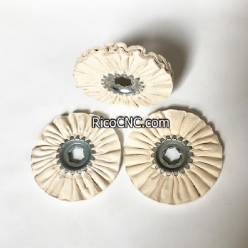 4-005-15-0187 Polishing Wheel 120х19х10mm Buffing Pad for Homag Brandt Edgebander with Hex Center