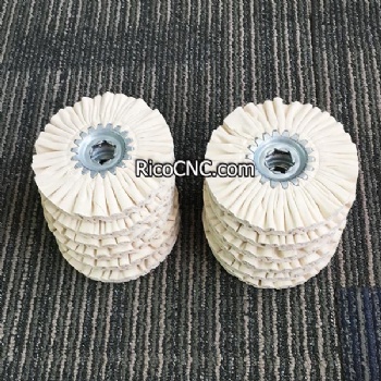 4-005-15-0187 Polishing Wheel 120х19х10mm Buffing Pad for Homag Brandt Edgebander with Hex Center