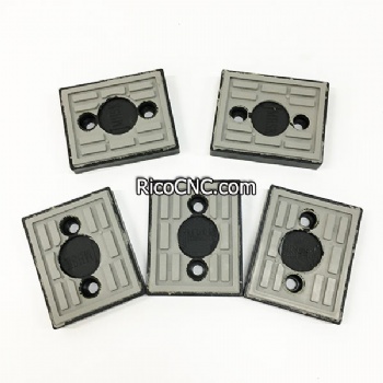 98x80mm Homag Tracking Pads with One Side Half Arc R8mm