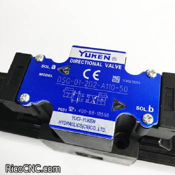 YUKEN Hydraulic Solenoid Operated Directional Valves DSG-01-2D2-A110-50