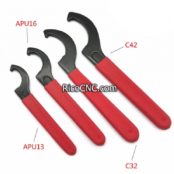 C Type Wrench Hook Spanner for APU13 CNC Keyless Drill Chuck and Twister Nut