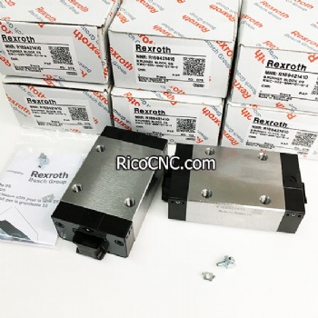 Bosch Rexroth Linear R169421410 Bloque de deslizamiento de carril de bolas de tamaño 25 para los ejes Y y Z de FlexiCam CNC