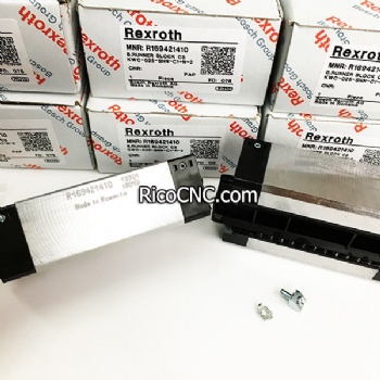 Bosch Rexroth Linear R169421410 Bloque de deslizamiento de carril de bolas de tamaño 25 para los ejes Y y Z de FlexiCam CNC