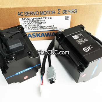 SGM7J-08AFC6S YASKAWA Sigma-7-Series 750W 2.39NM AC Rotary Servo Motor