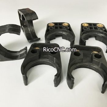 Herramienta negra ISO30 ATC Tenedor de plástico CNC Dedos del portaherramientas para la máquina CNC Fulltek Leadtech