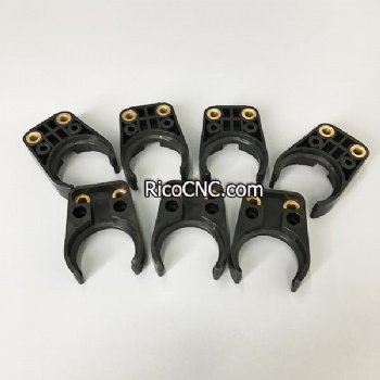 Black ISO30 ATC tool Fork Plastic CNC Tool Holder Fingers for Fulltek Leadtech CNC Machine