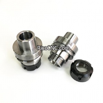 Portaherramientas CNC HSK63F ER32 de 70 mm de longitud para el centro de fresado CNC para madera HSK Auto Tool Changer