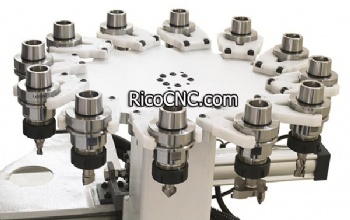 Portaherramientas CNC HSK63F ER32 de 70 mm de longitud para el centro de fresado CNC para madera HSK Auto Tool Changer