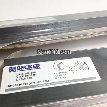 Original Becker Vane WN 124-196 Carbon Blade 90136701005 for Biesse CNC Vacuum Pump