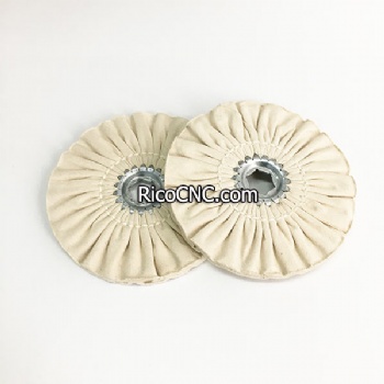 N3405N0002 (0000107048A) Buffing Wheels D150x19x10mm Cotton Brush for SCM Biesse AKRON Jade Edgebander