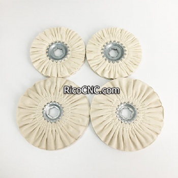 N3405N0002 (0000107048A) Buffing Wheels D150x19x10mm Cotton Brush for SCM Biesse AKRON Jade Edgebander
