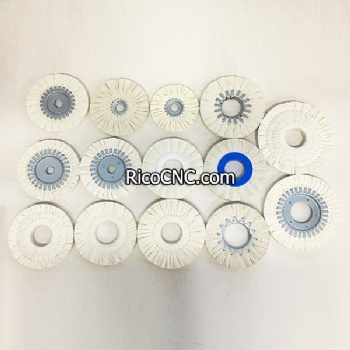 N3405N0002 (0000107048A) Buffing Wheels D150x19x10mm Cotton Brush for SCM Biesse AKRON Jade Edgebander