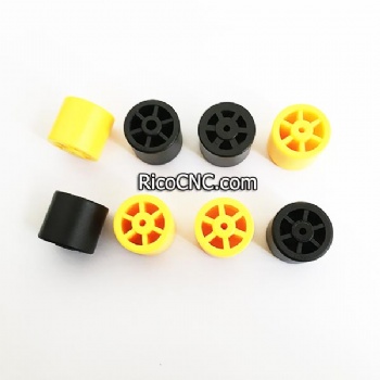 Edgebander Plastic Conveyor Side Support Roller Beam Wheels with Shaft Pins