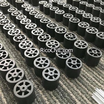 Edgebander Plastic Conveyor Side Support Roller Beam Wheels with Shaft Pins