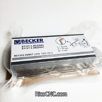 WN124-161 Becker Carbon Vane Blades 90135200007 for Becker Vacuum Pumps