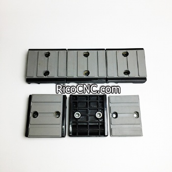 80x72x18mm Almohadilla de cadena gris para encoladora de cantos Nanxing y Fravol