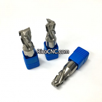 Z 2+2 CNC Double Flutes Polycrystalline Diamond PCD Spiral Router Bits