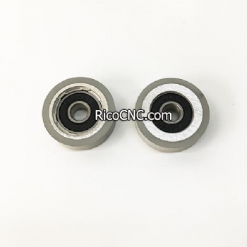 34x8x10mm Grey End Trim Track Roller for Biesse Edgebander Trimming Unit