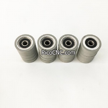 34x8x10mm Grey End Trim Track Roller for Biesse Edgebander Trimming Unit