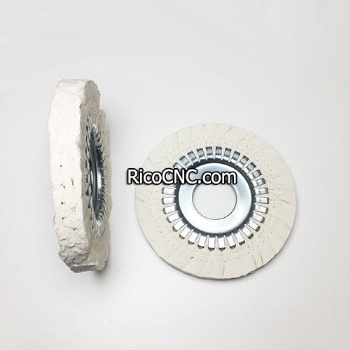 Buffing Wheel 180x50x20mm Fabric and Iron Core Polishing Wheel for Nanxing Edge Banding Machine Accessories