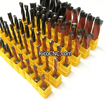 Solid Carbide Tipped Brad Point Drill Bits for Wood Dowel Boring Joinery Woodworking