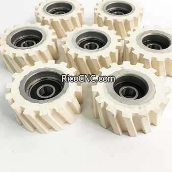 Rubber Pressure Roller Wheels for China Nanxing Automatic Edge Bander