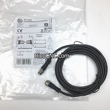 4-008-35-0537 4008350537 Weeke Connection Cable IFM EVC265 M8x1 with cable 0.4m