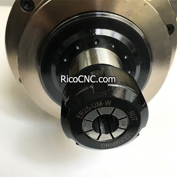 GDZ-125-6 6kw ER25 380v 8A 220v 12A 24000rpm Motor para router CNC