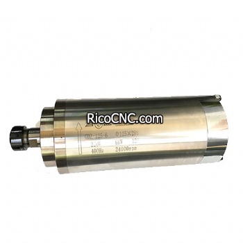 GDZ-125-6 6kw ER25 380v 8A 220v 12A 24000rpm Motor para router CNC