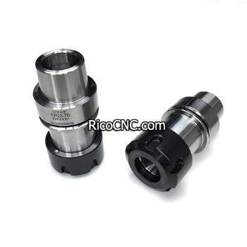 HSK40E-ER25-70L Collet Chuck Tool holder for HSK E Type Spindles