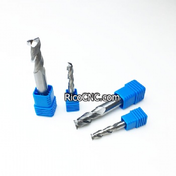 Solid Carbide Two Flutes End Mills for Aluminum Cutting and Carving