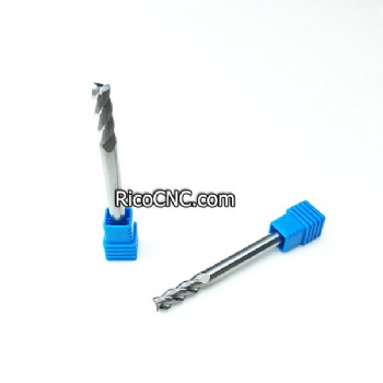 Three Flutes Solid Carbide CNC End Mills for Aluminum Carving